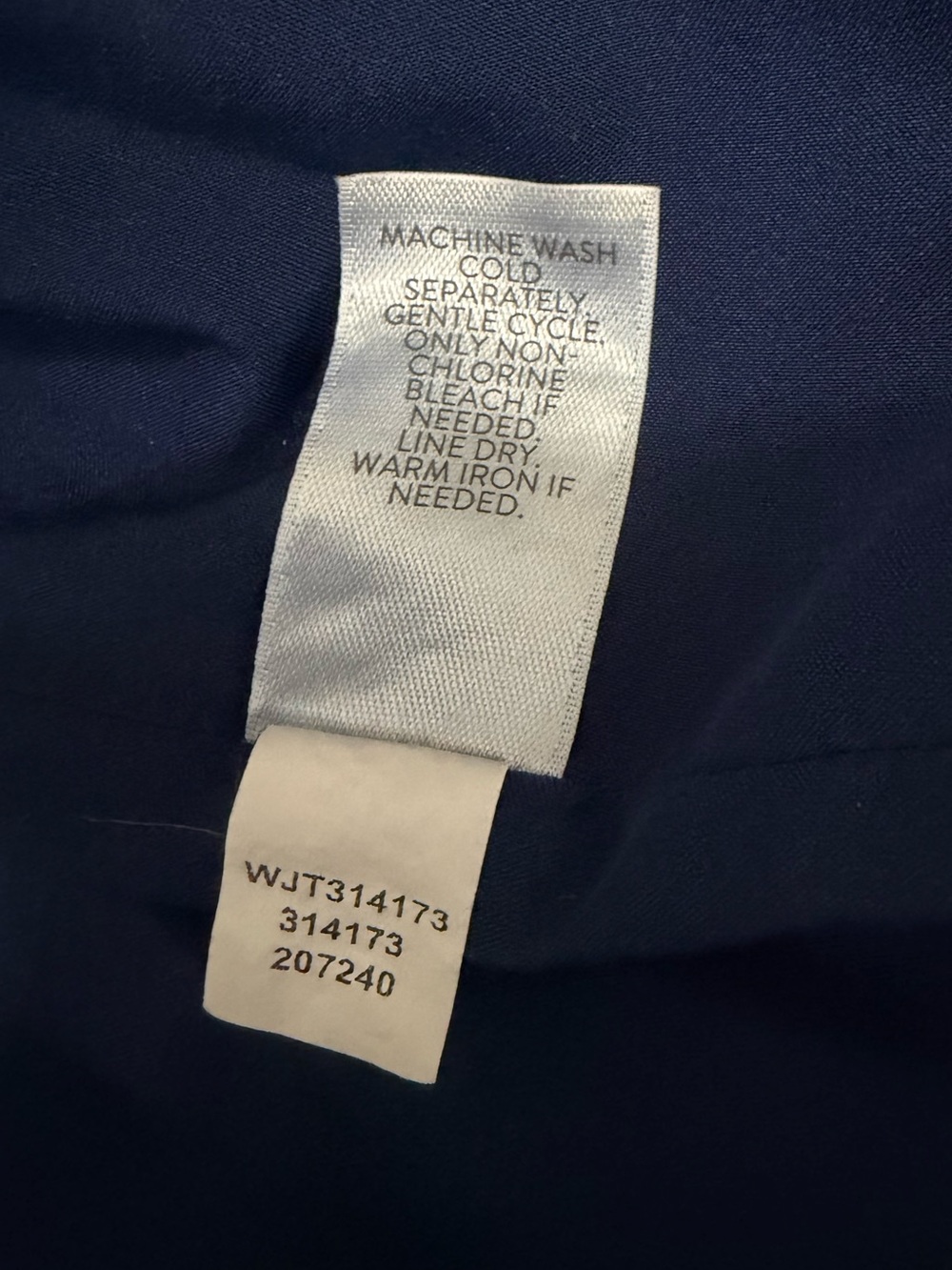 J Jill Pure Jill Indigo Jacquard Jacket Medium Tall - Picture 6 of 7
